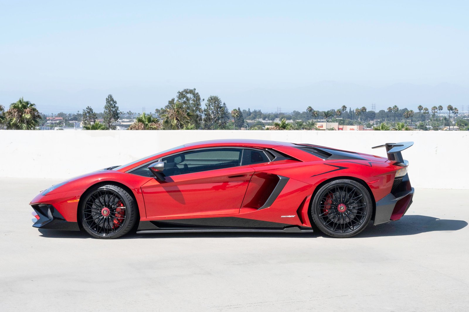 Lamborghini Aventador SV Red Prestige Exotic