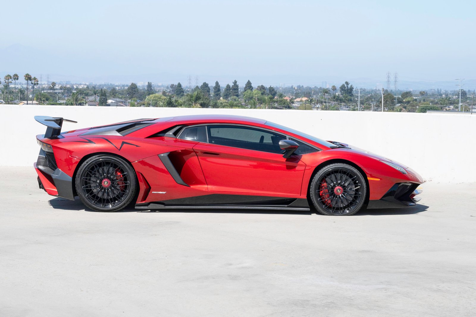 Lamborghini Aventador SV Red Prestige Exotic