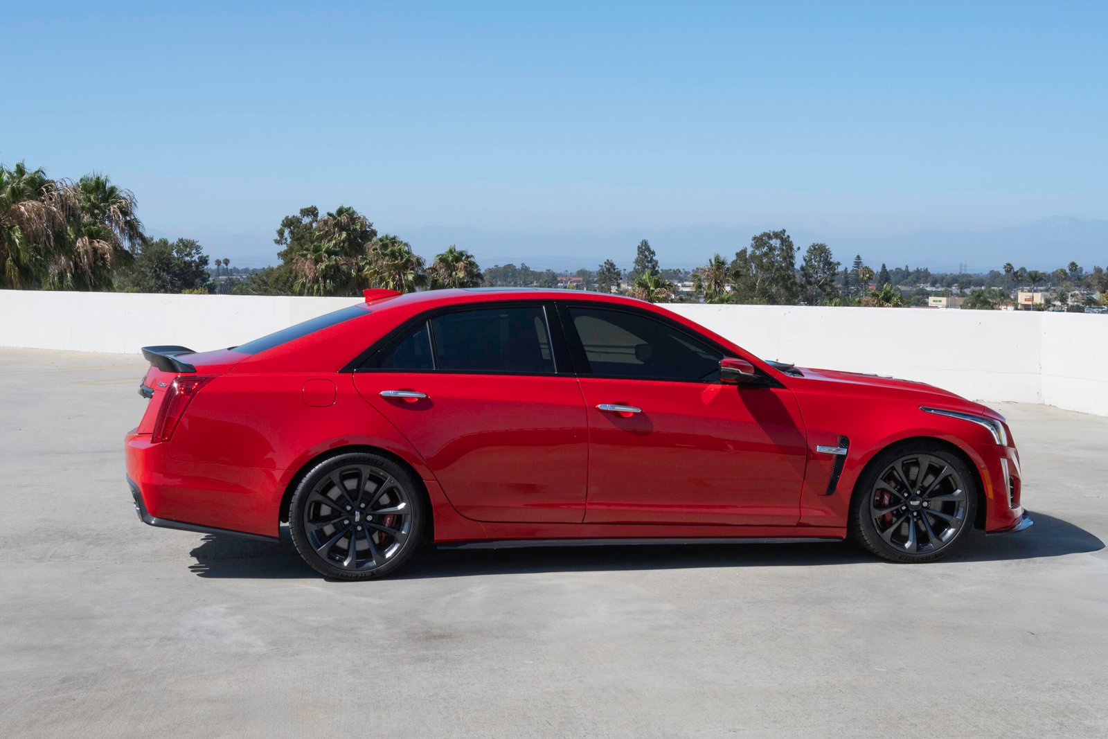 CadillacCTS-V Red | Prestige Exotic Cars Rentals