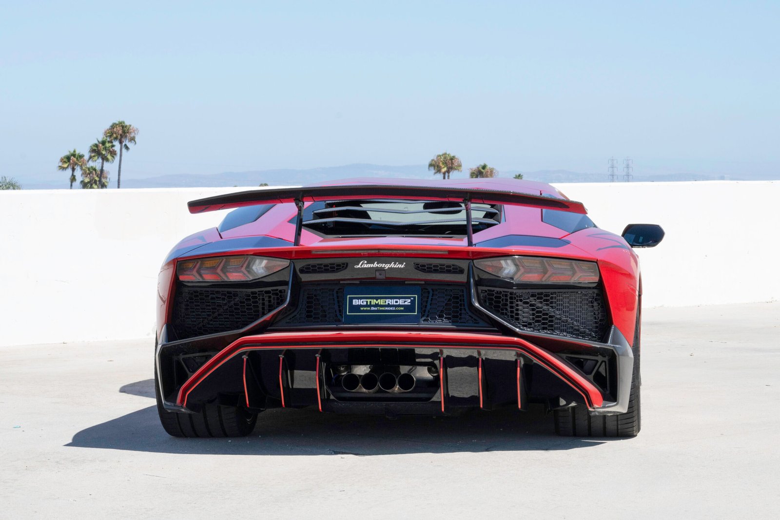Lamborghini Aventador SV Red Prestige Exotic