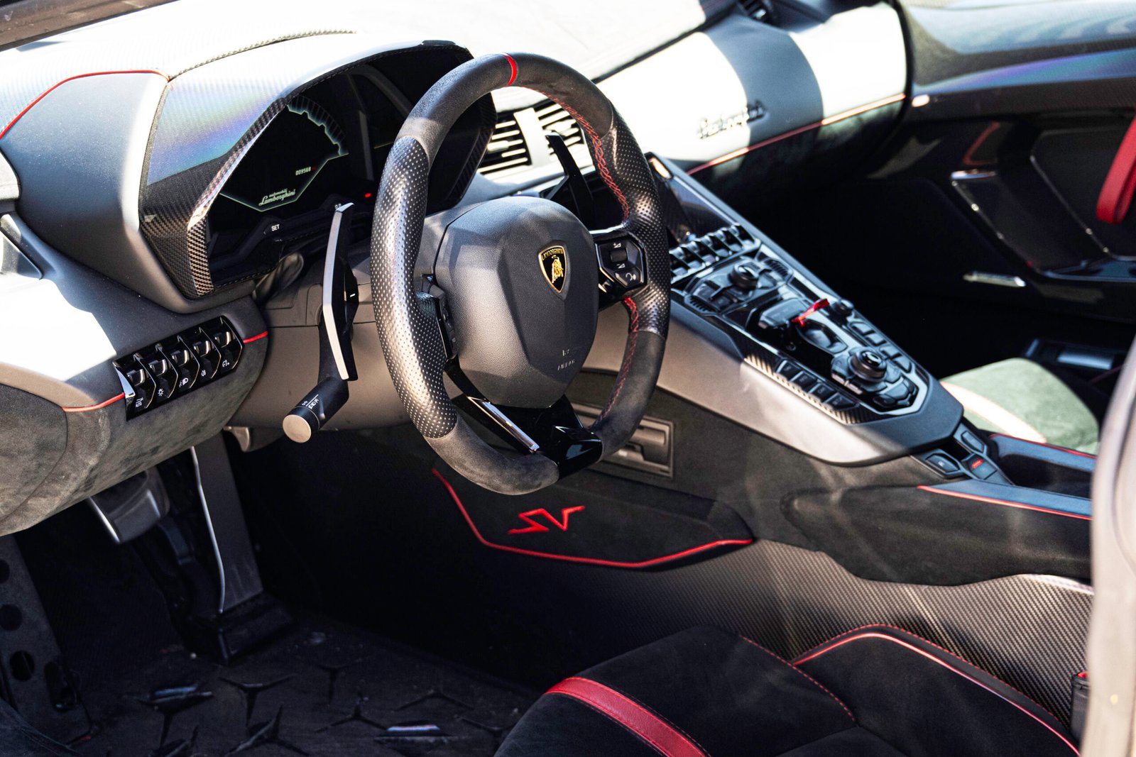 Lamborghini Aventador SV Red Prestige Exotic