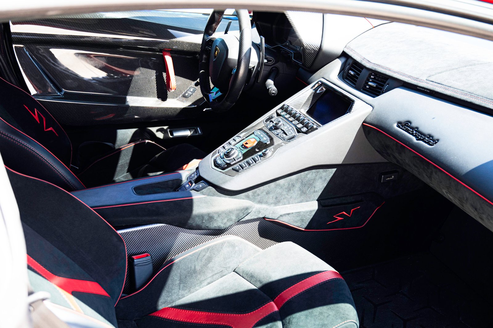 Lamborghini Aventador SV Red Prestige Exotic