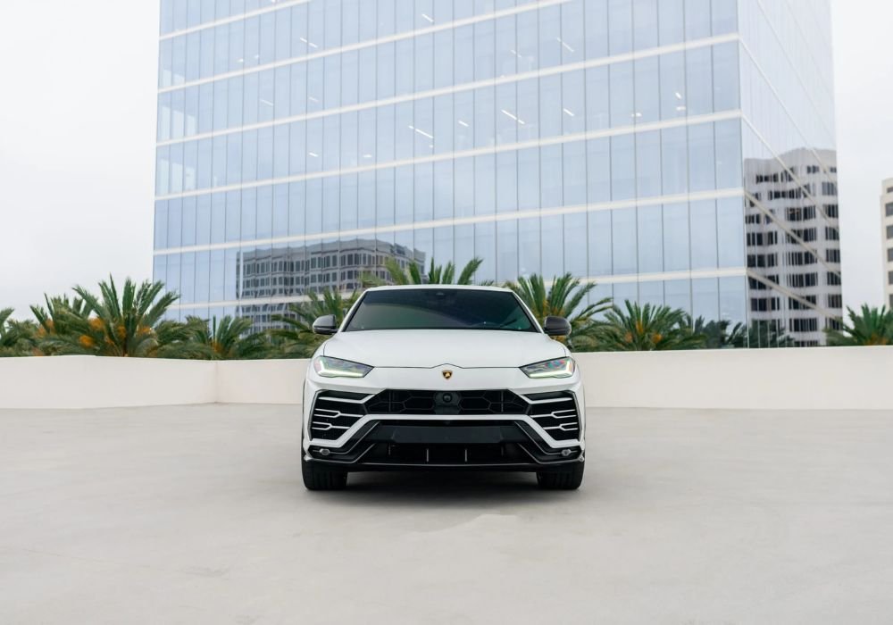 Matte White Lamborghini Urus for rent | Prestige Exotic
