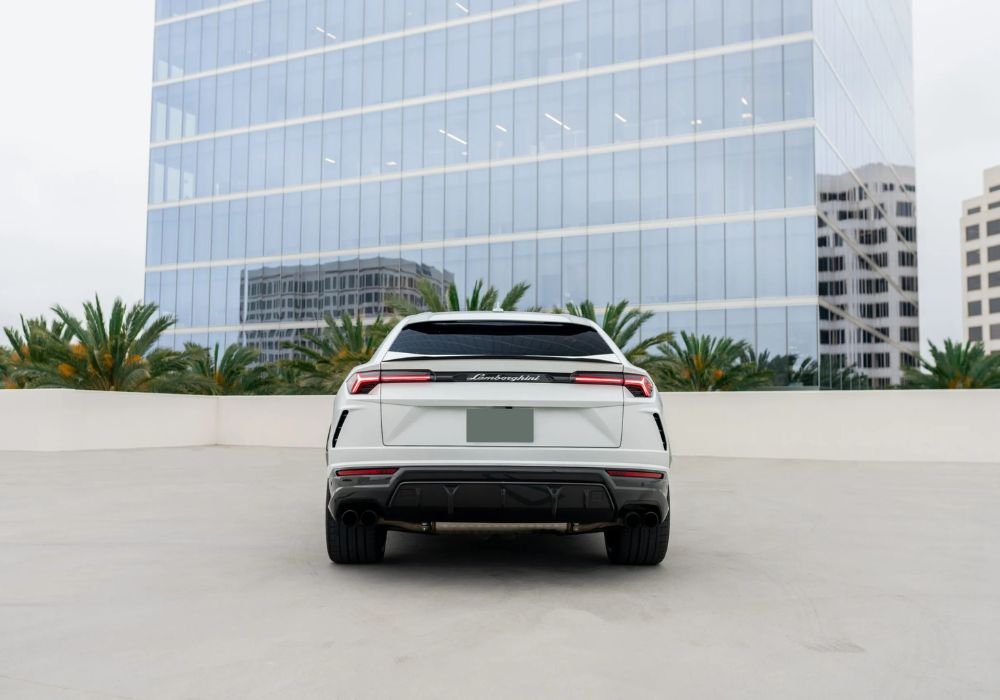 Matte White Lamborghini Urus for rent | Prestige Exotic
