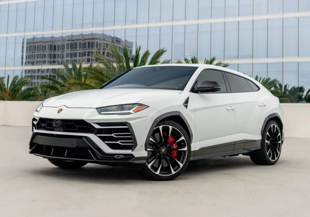 Matte White Lamborghini Urus for rent | Prestige Exotic
