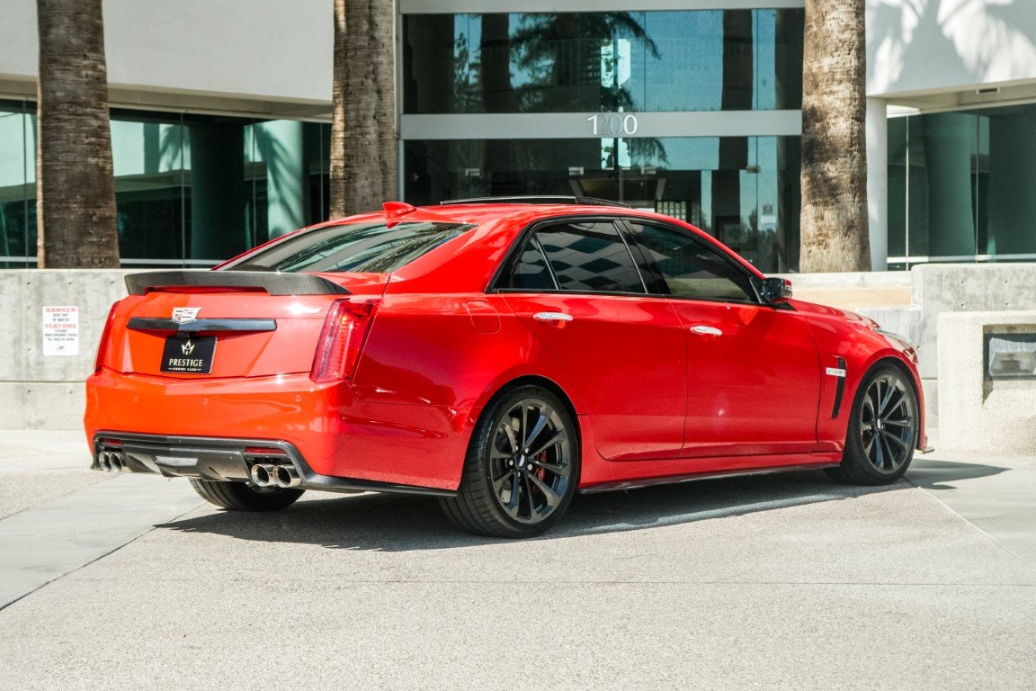 CadillacCTS-V Red | Prestige Exotic Cars Rentals